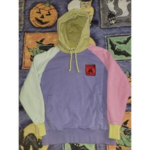 Teddy Fresh Color Block‎ Hoodie Men's Small Pullover Sweatshirt 157